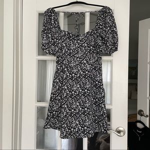 Floral Crescent Dress Tie Back